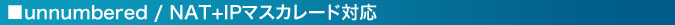 ��unnumbered/NAT+IP�}�X�J���[�h�Ή�
