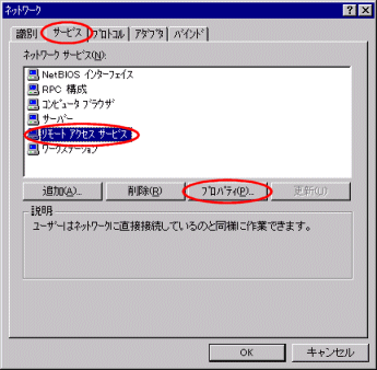 6-10 WIndows NT4.0/2000のRASサーバーの設定